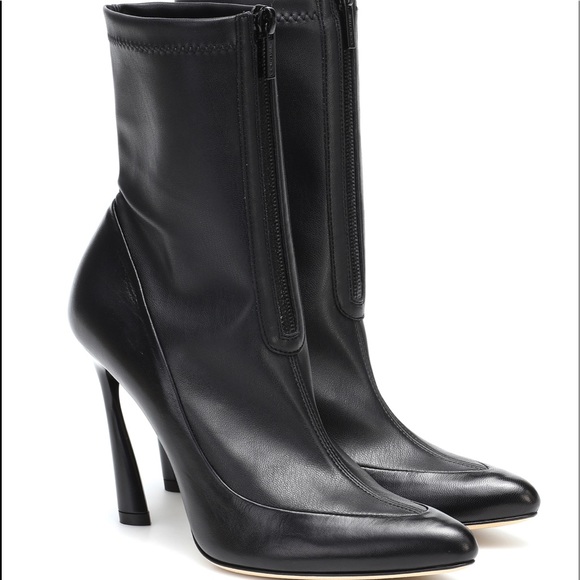 Jimmy Choo Brax 100 black heeled ankle boots 39.5 NWT - Picture 3 of 13